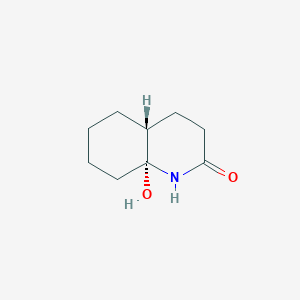 molecular formula C9H15NO2 B12839163 trans-8a-Hydroxyoctahydroquinolin-2(1H)-one 