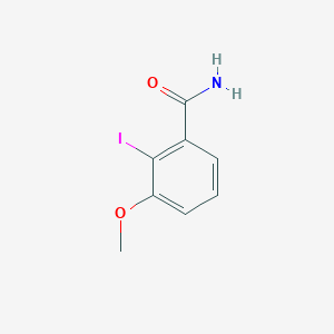 molecular formula C8H8INO2 B12839170 2-Iodo-3-methoxybenzamide 