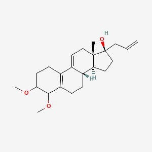 (8S,13S,14S,17R)-3,4-dimethoxy-13-methyl-17-prop-2-enyl-2,3,4,6,7,8,12,14,15,16-decahydro-1H-cyclopenta[a]phenanthren-17-ol