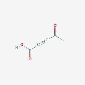 molecular formula C5H4O3 B12839250 4-Oxopent-2-ynoic acid 