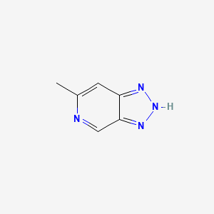 molecular formula C6H6N4 B12839254 6-Methyl-3H-[1,2,3]triazolo[4,5-c]pyridine 