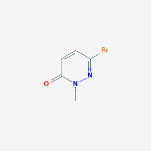 molecular formula C5H5BrN2O B1283927 6-Bromo-2-methylpyridazin-3(2H)-one CAS No. 1123169-25-4
