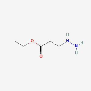 molecular formula C5H12N2O2 B12839272 Ethyl 3-hydrazinylpropanoate 