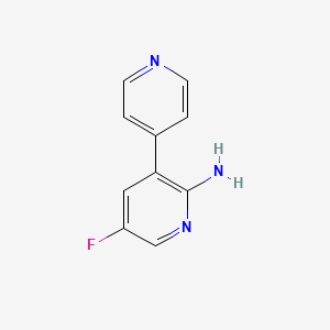 5-Fluoro-[3,4'-bipyridin]-2-amine