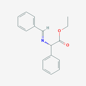 ethyl (2S)-2-(benzylideneamino)-2-phenylacetate