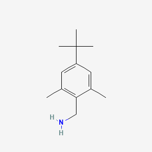 molecular formula C13H21N B12839308 (4-(tert-Butyl)-2,6-dimethylphenyl)methanamine 