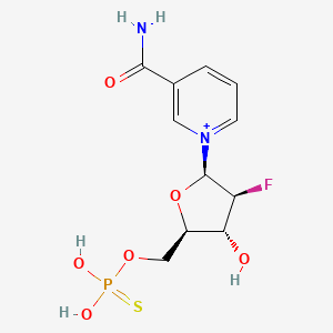 3-Carbamoyl-1-((2R,3S,4R,5R)-3-fluoro-4-hydroxy-5-((phosphonothiooxy)methyl)tetrahydrofuran-2-yl)pyridin-1-ium