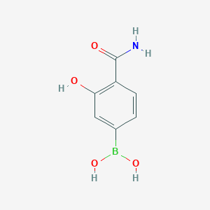 (4-Carbamoyl-3-hydroxyphenyl)boronic acid