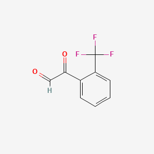 2-Oxo-2-[2-(trifluoromethyl)phenyl]acetaldehyde