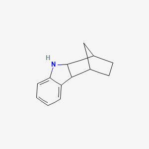 molecular formula C13H15N B12839374 2,3,4,4A,9,9a-hexahydro-1H-1,4-methanocarbazole 