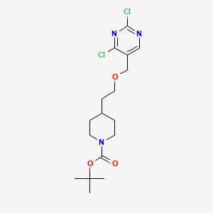 tert-Butyl 4-(2-((2,4-dichloropyrimidin-5-yl)methoxy)ethyl)piperidine-1-carboxylate