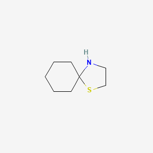 molecular formula C8H15NS B1283944 1-Thia-4-azaspiro[4.5]decane CAS No. 177-07-1