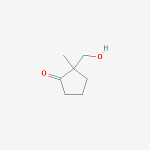 2-(Hydroxymethyl)-2-methylcyclopentan-1-one