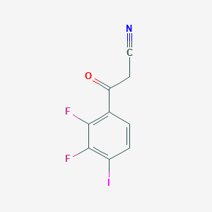 2,3-Difluoro-4-iodobenzoylacetonitrile