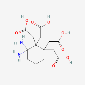 molecular formula C14H22N2O8 B12839464 Cyclohexanediaminetetraaceticacid 