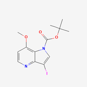 tert-Butyl 3-iodo-7-methoxy-1H-pyrrolo[3,2-b]pyridine-1-carboxylate