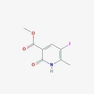 molecular formula C8H8INO3 B12839491 Methyl 5-iodo-6-methyl-2-oxo-1,2-dihydropyridine-3-carboxylate 