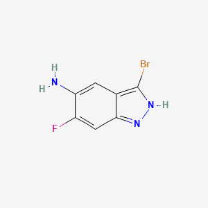 3-bromo-6-fluoro-1H-indazol-5-amine