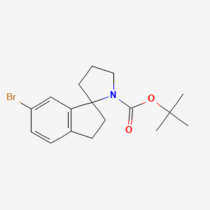 tert-Butyl 6-bromo-2,3-dihydrospiro[indene-1,2'-pyrrolidine]-1'-carboxylate