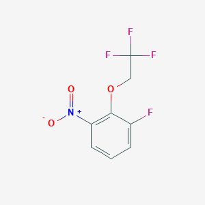 3-Fluoro-2-(2,2,2-trifluoroethoxy)nitrobenzene