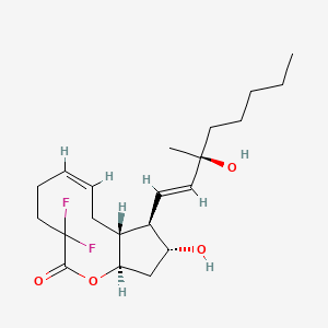 (6Z,8aR,9R,10R,11aR)-3,3-difluoro-10-hydroxy-9-[(E,3S)-3-hydroxy-3-methyloct-1-enyl]-4,5,8,8a,9,10,11,11a-octahydrocyclopenta[b]oxecin-2-one