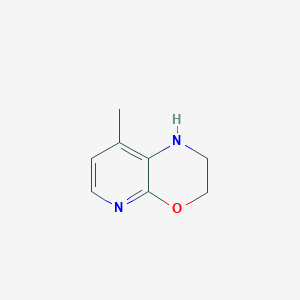 8-Methyl-1H,2H,3H-pyrido[2,3-b][1,4]oxazine