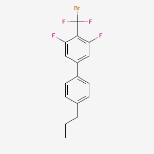 4-[Bromo(difluoro)methyl]-3,5-difluoro-4'-propyl-1,1'-biphenyl