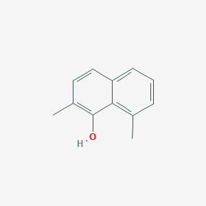 molecular formula C12H12O B12839598 2,8-Dimethylnaphthalen-1-ol 