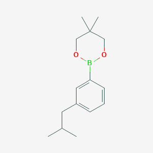 2-(3-Isobutylphenyl)-5,5-dimethyl-1,3,2-dioxaborinane