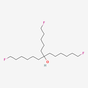 1,13-Difluoro-7-(5-fluoropentyl)tridecan-7-ol