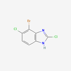 4-Bromo-2,5-dichloro-1H-1,3-benzimidazole