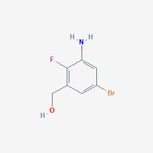 (3-Amino-5-bromo-2-fluorophenyl)methanol