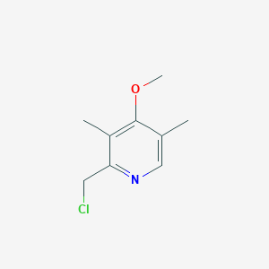molecular formula C9H12ClNO B128397 2-(氯甲基)-4-甲氧基-3,5-二甲基吡啶 CAS No. 84006-10-0
