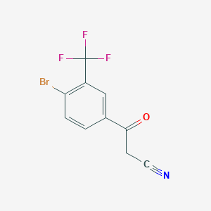 4-Bromo-3-(trifluoromethyl)benzoylacetonitrile