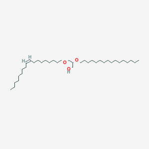 molecular formula C37H74O3 B12839735 1-O-cis-Octadec-9-enyl-2-O-hexadecyl-rac-glycerol 