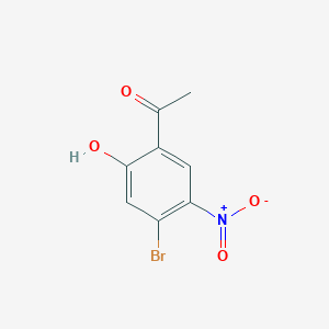 1-(4-Bromo-2-hydroxy-5-nitrophenyl)ethan-1-one