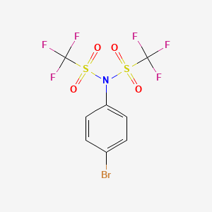 N-(4-Bromophenyl)-1,1,1-trifluoro-N-((trifluoromethyl)sulfonyl)methanesulfonamide