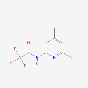 molecular formula C9H9F3N2O B12839856 N-(4,6-dimethylpyridin-2-yl)-2,2,2-trifluoroacetamide CAS No. 570425-93-3