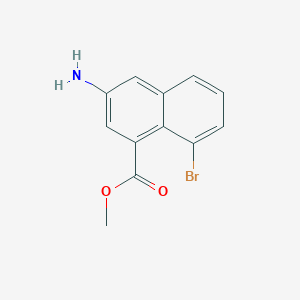 Methyl 3-amino-8-bromo-1-naphthoate