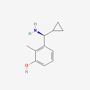 (S)-3-(amino(cyclopropyl)methyl)-2-methylphenol