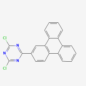 molecular formula C21H11Cl2N3 B12839937 2,4-Dichloro-6-(triphenylen-2-yl)-1,3,5-triazine 