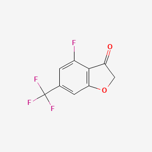 4-Fluoro-6-(trifluoromethyl)benzofuran-3-one