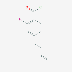 4-(3-Buten-1-yl)-2-fluorobenzoyl chloride