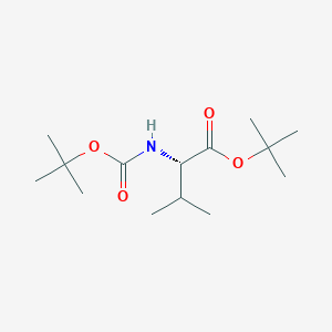 molecular formula C14H27NO4 B12840115 tert-Butyl (tert-butoxycarbonyl)-L-valinate 