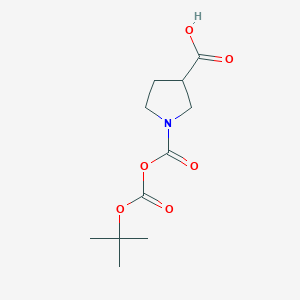 1-(((tert-Butoxycarbonyl)oxy)carbonyl)pyrrolidine-3-carboxylic acid