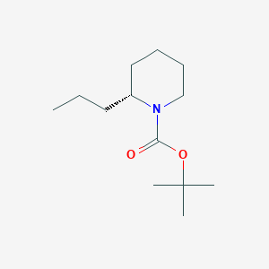 molecular formula C13H25NO2 B12840192 (R)-tert-Butyl 2-propylpiperidine-1-carboxylate 