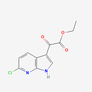 Ethyl 2-(6-chloro-1H-pyrrolo[2,3-b]pyridin-3-yl)-2-oxoacetate