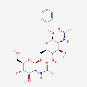 Benzyl 2-acetamido-6-O-(2-acetamido-2,4-dideoxy-4-fluoro-b-D-glucopyranosyl)-2-deoxy-a-D-glucopyranoside