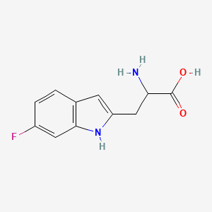 2-Amino-3-(6-fluoro-1H-indol-2-yl)propanoic acid