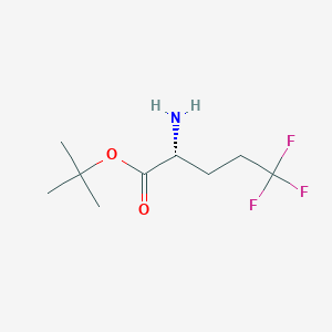 tert-Butyl (R)-2-amino-5,5,5-trifluoropentanoate